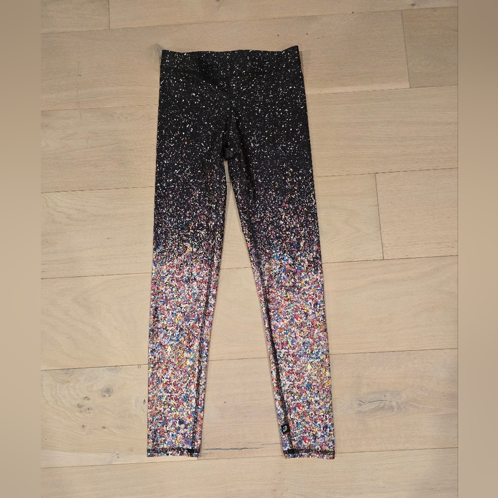 Terez Womena Multicolor Sparkle Leggings